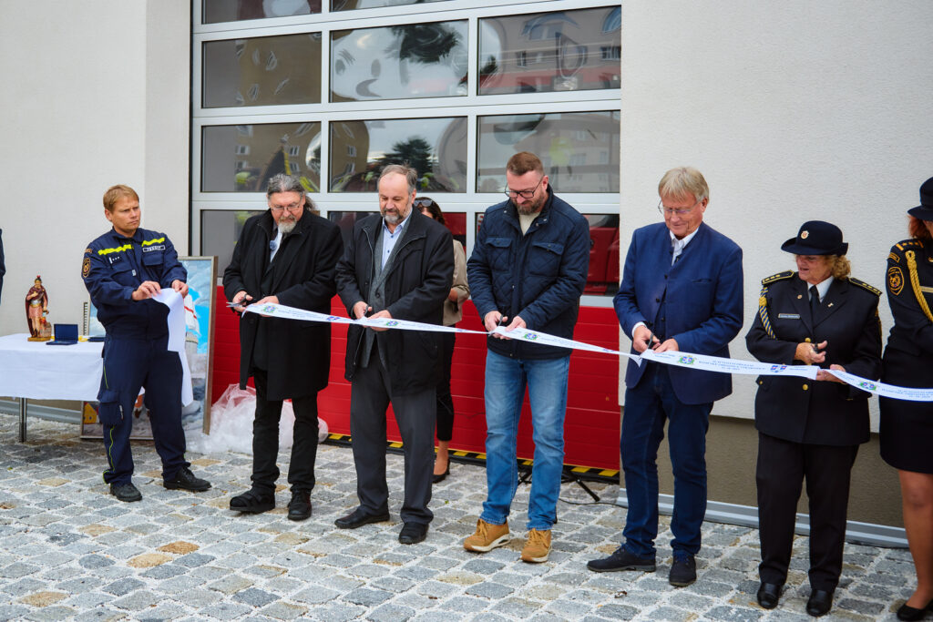 Slavnostní otevření nové hasičské zbrojnice