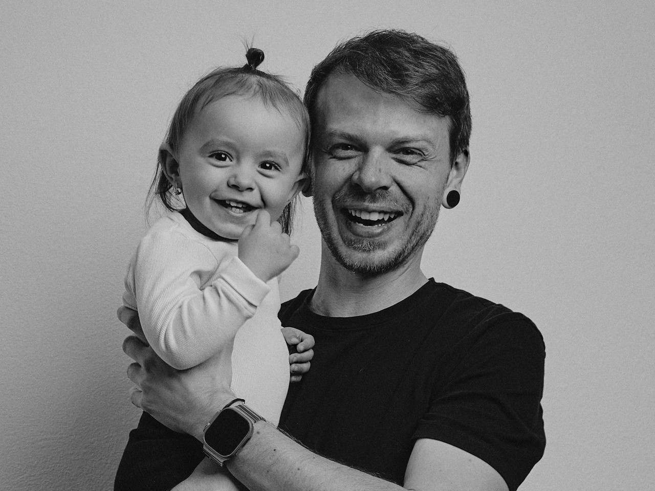 Václav Král s rodinou