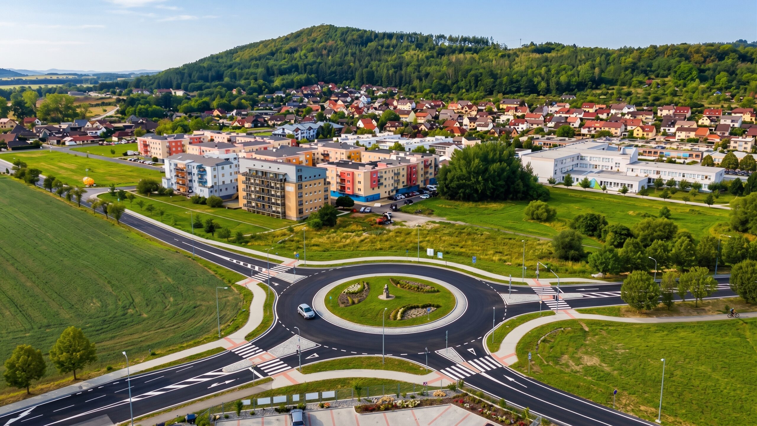 Vizualizace opravy severního obchvatu na Sídlišti